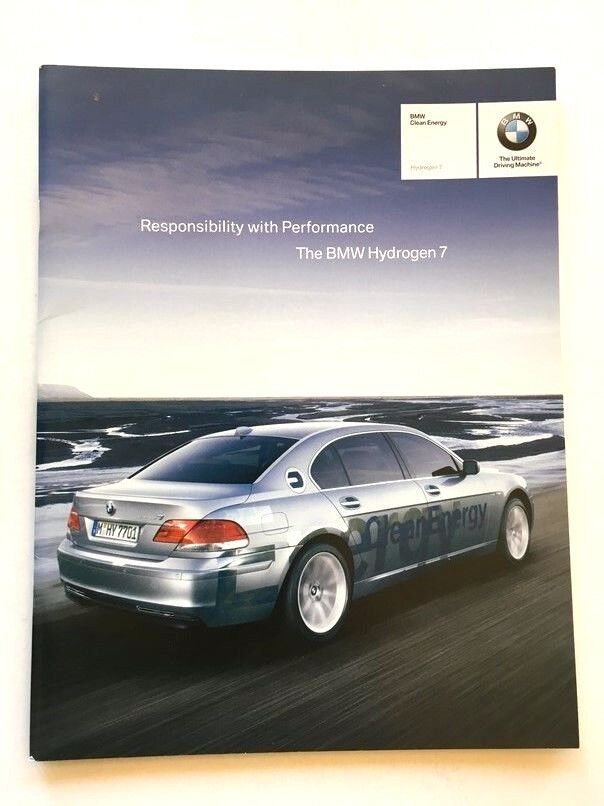 2007 BMW 7-Series Hydrogen7 24-page Original Car Sales Brochure Catalog