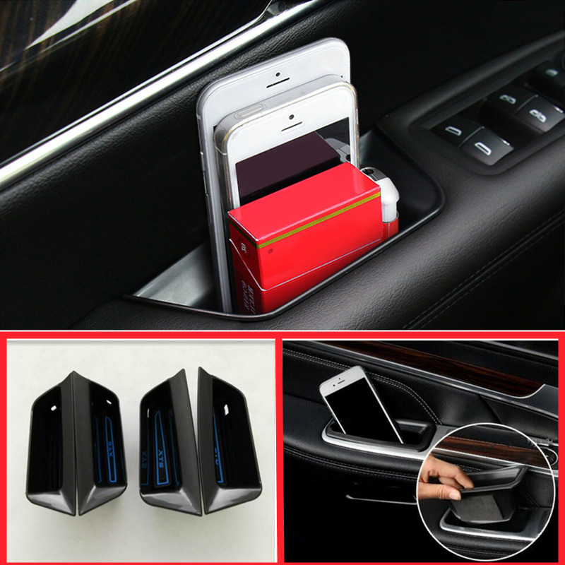 Car interior Door storage box Holder 4pcs For Cadillac XT5 2017 - 2020