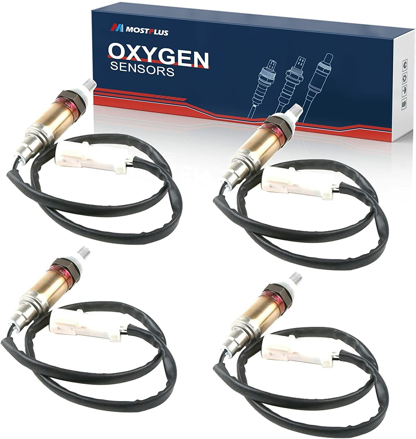 Set of 4 O2 Oxygen Sensor Front Rear Down/Upstream For Ford Mercury Mazda