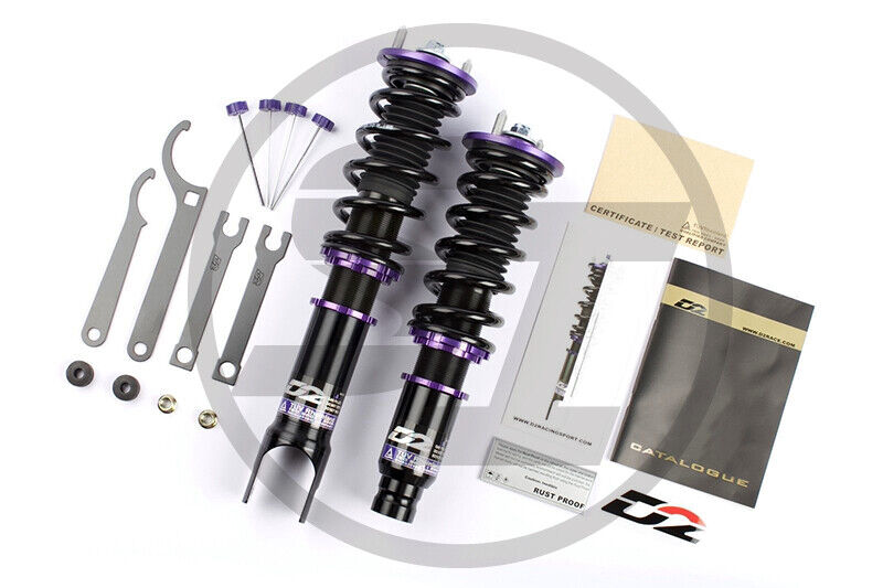 D2 RACING COILOVERS FOR BMW 3 SERIES 84-91 51MM E30 36 WAY ADJUSTABLE SUSPENSION