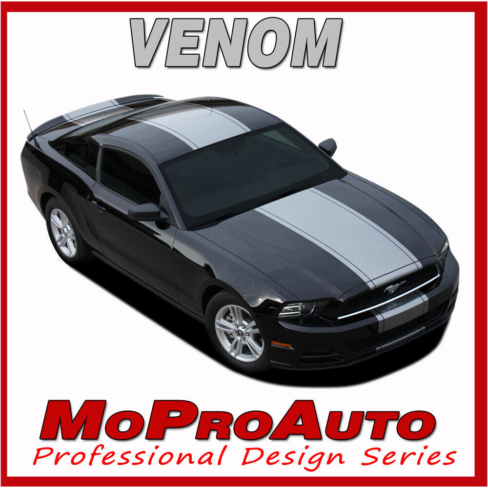 2013-2014 GT Ford Mustang V6 VENOM Decals Stripe Graphic 3M Pro Series Vinyl Kit