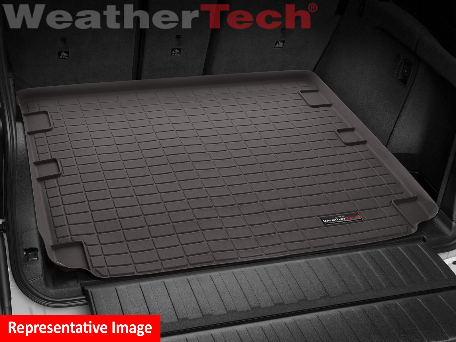 WeatherTech Cargo Liner Trunk Mat for Mercedes GLS-Class - 2017 - Large - Cocoa