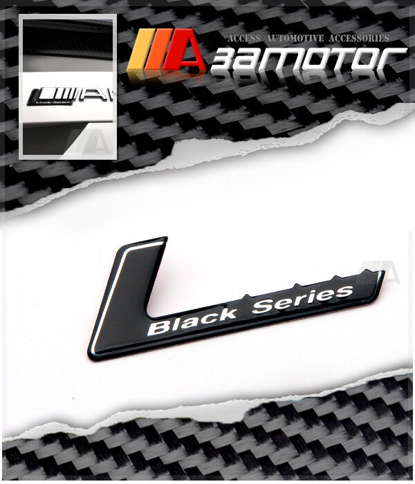 Black Series Trunk Emblem Badge for Mercedes AMG C E S C36 C63 E55 S65 CLK SL