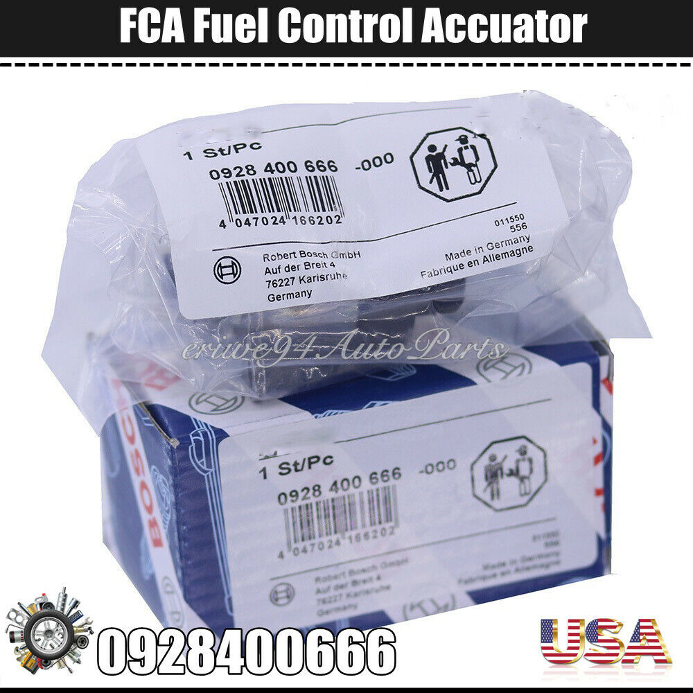 FCA Fuel Control Accuator OE 0928400666 Bosch for Dodge Cummins Diesel 5.9L US