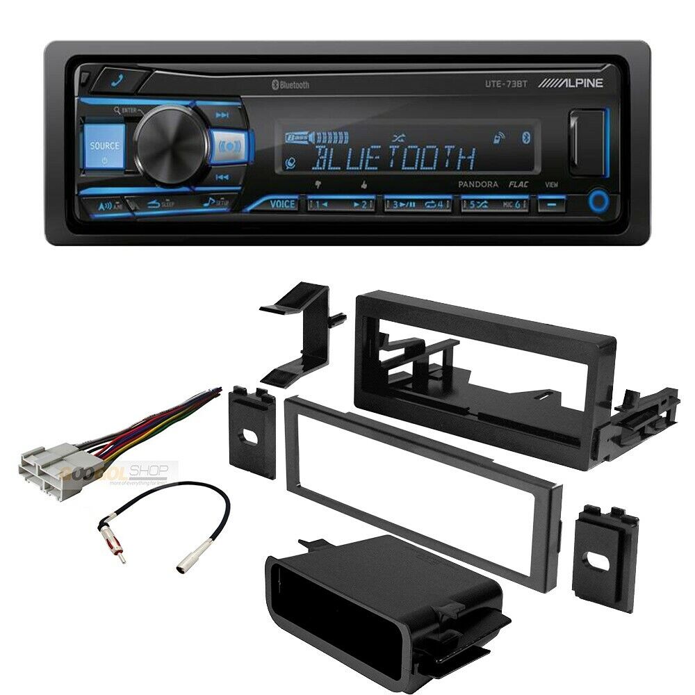 Alpine Single DIN Media Player (NO CD)Car Stereo Radio for 1995-2005 GM Vehicles