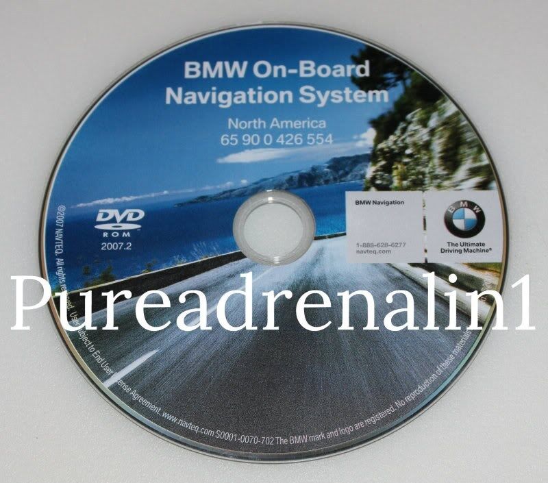 2003 BMW 525i 530i 540i M SPORT PACKAGE SEDAN NAVIGATION MAP CD DVD US CANADA  