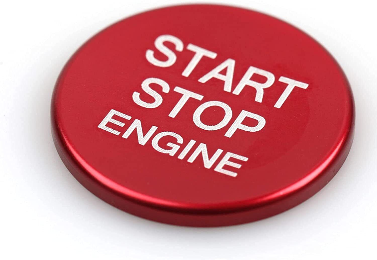 Car Engine Start Stop Button Cover Sticker Decal for Alfa Romeo Giulia Stelvio