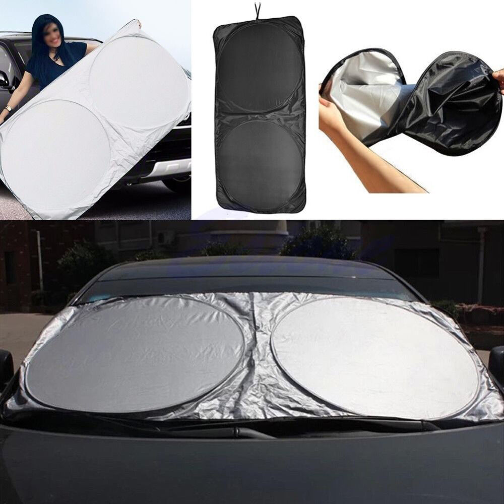 Car Front Window Sun Shade Visor Folding Auto Windshield Block Cover Protector