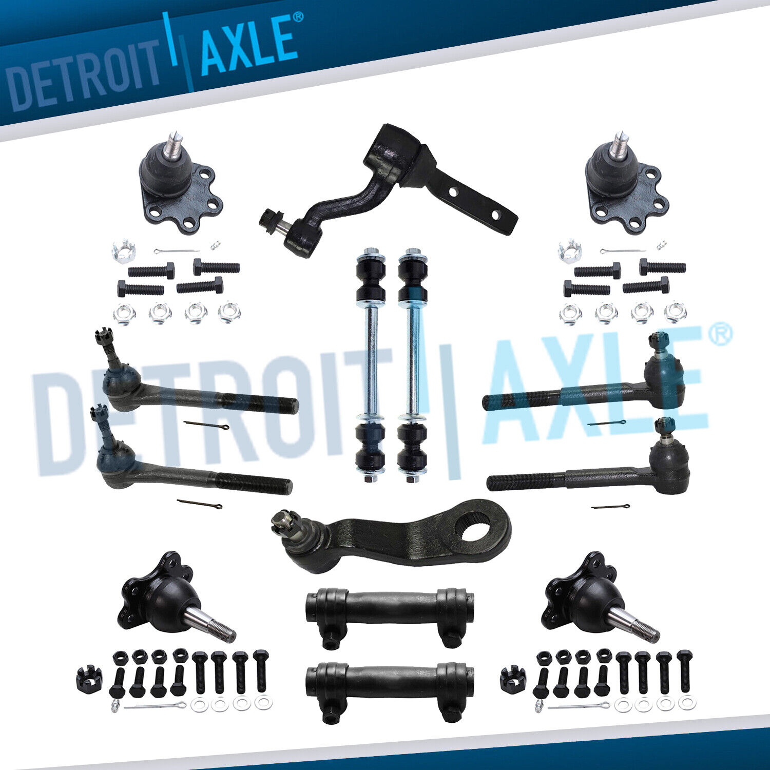 14pc Complete Front Suspension Kit for 1988 1990 1992 Chevy GMC K1500 K2500 4x4