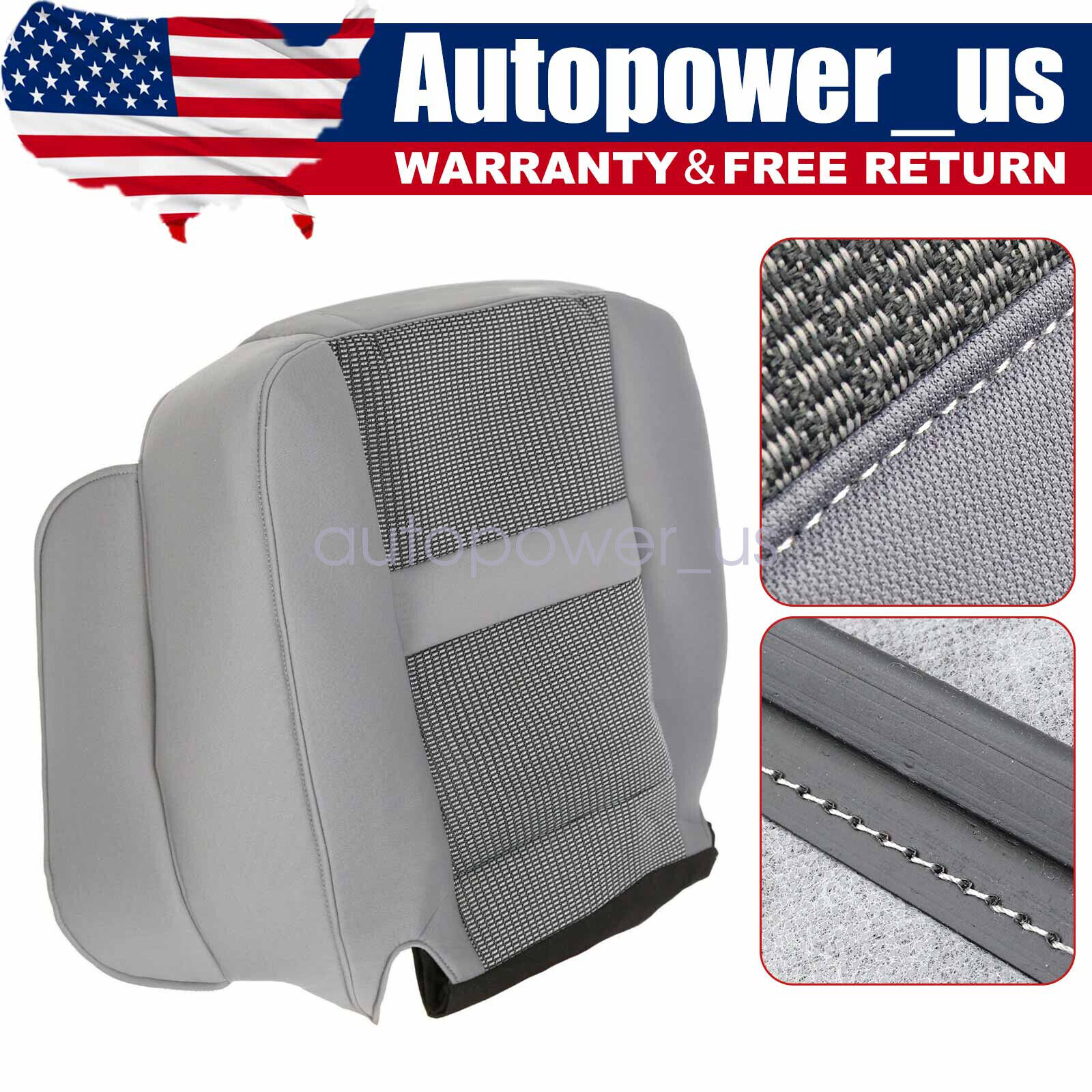 Front Left Driver Side Seat Bottom Cover Cushion Fit 2006-2010 Dodge Ram 2500