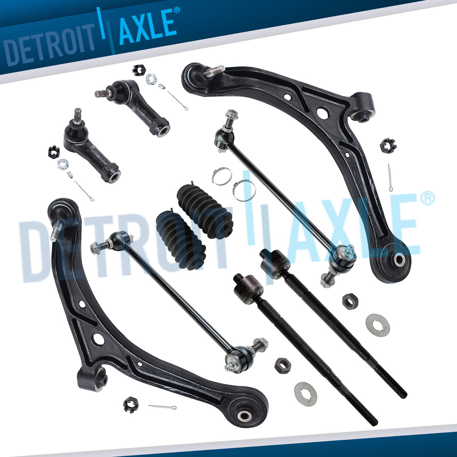 10pc Front Lower Control Arm Set & Suspension Kit for 02-04 Honda Odyssey