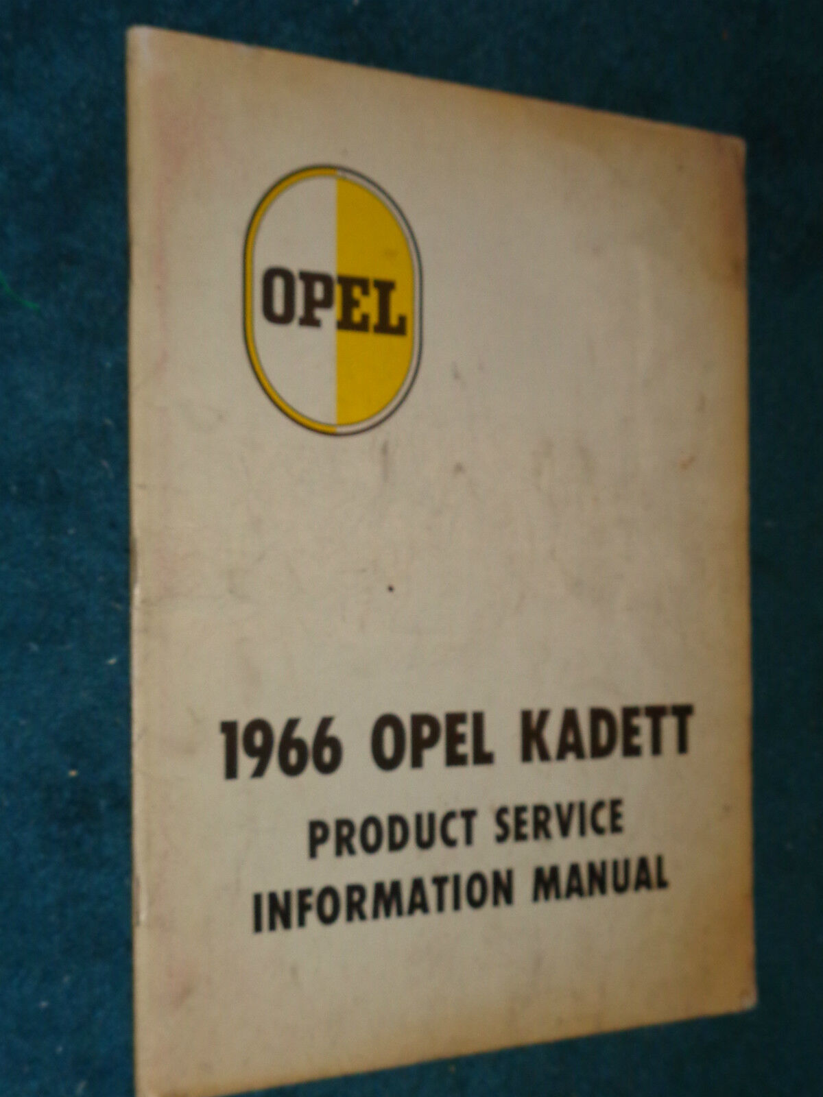 1966 BUICK OPEL KADETT PRODUCT SERVICE INFORMATION SHOP MANUAL / ORIGINAL BOOK