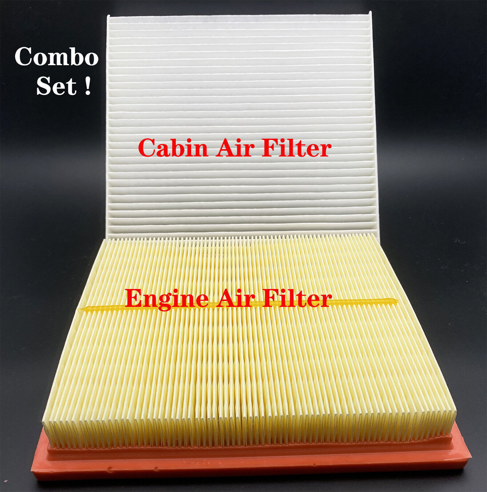 Engine&Cabin Air Filter Combo Set For 2012-17 Toyota Prius Plug-In, Prius V 1.8L