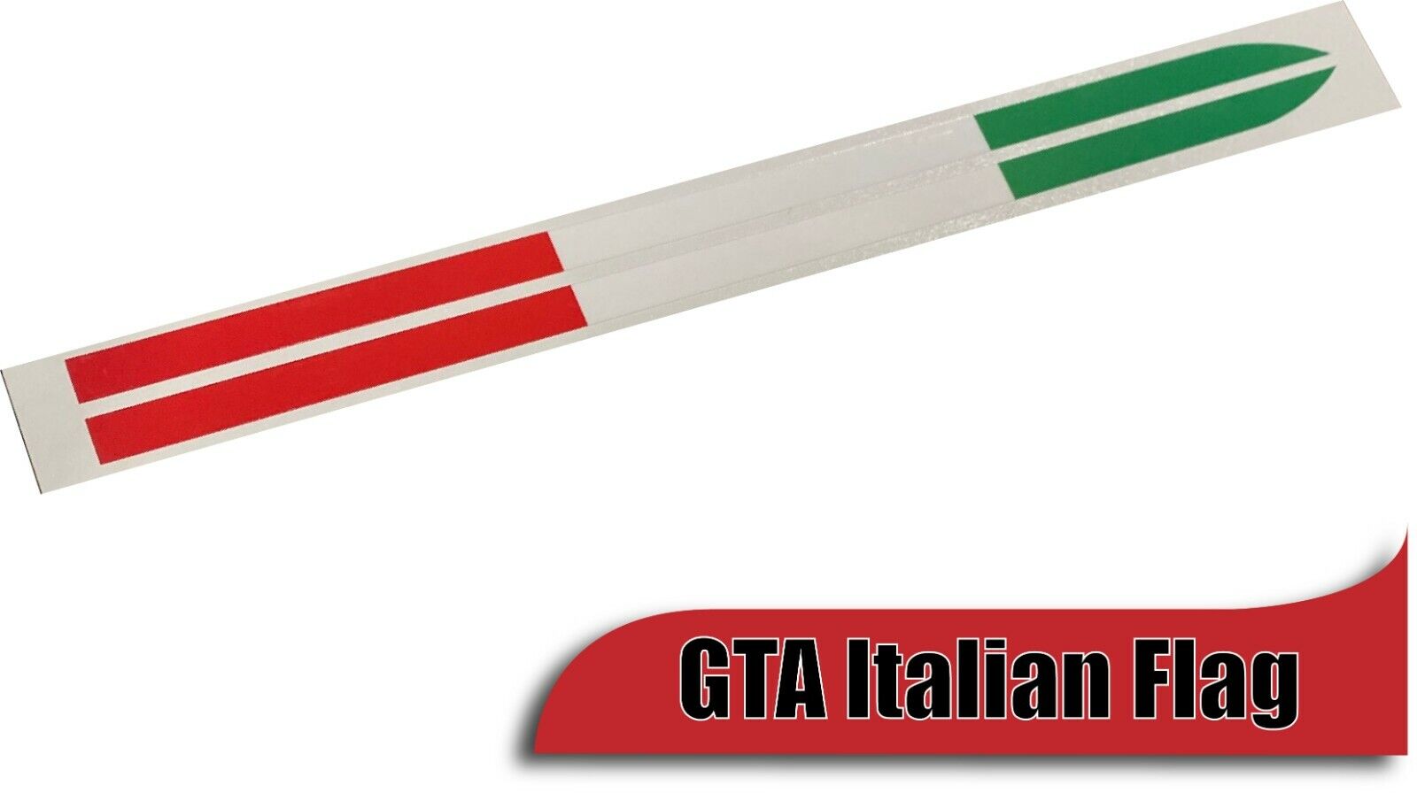 FITS Alfa Romeo Giulia GTA Style Italian Flag Mirror Decal