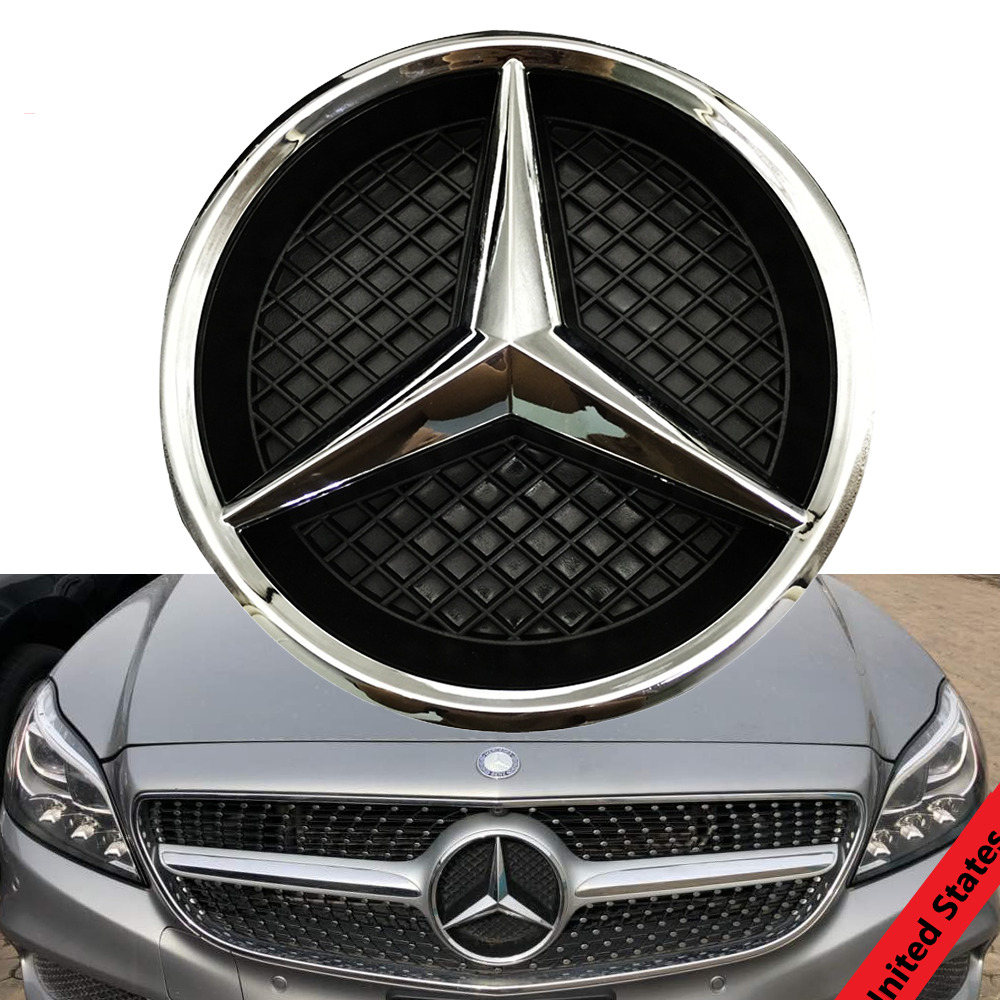 Front Grille Star Emblem Logo 2015-2018 for Mercedes Benz CLA250 C300 C43 E350