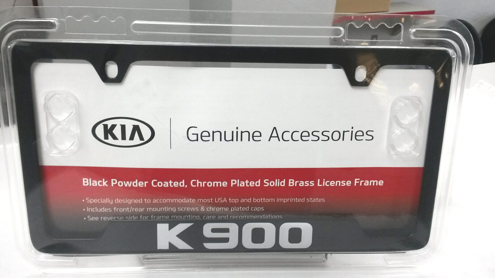 Kia K900 License Plate Frame UR014-AY001KH OEM 50 State Certified