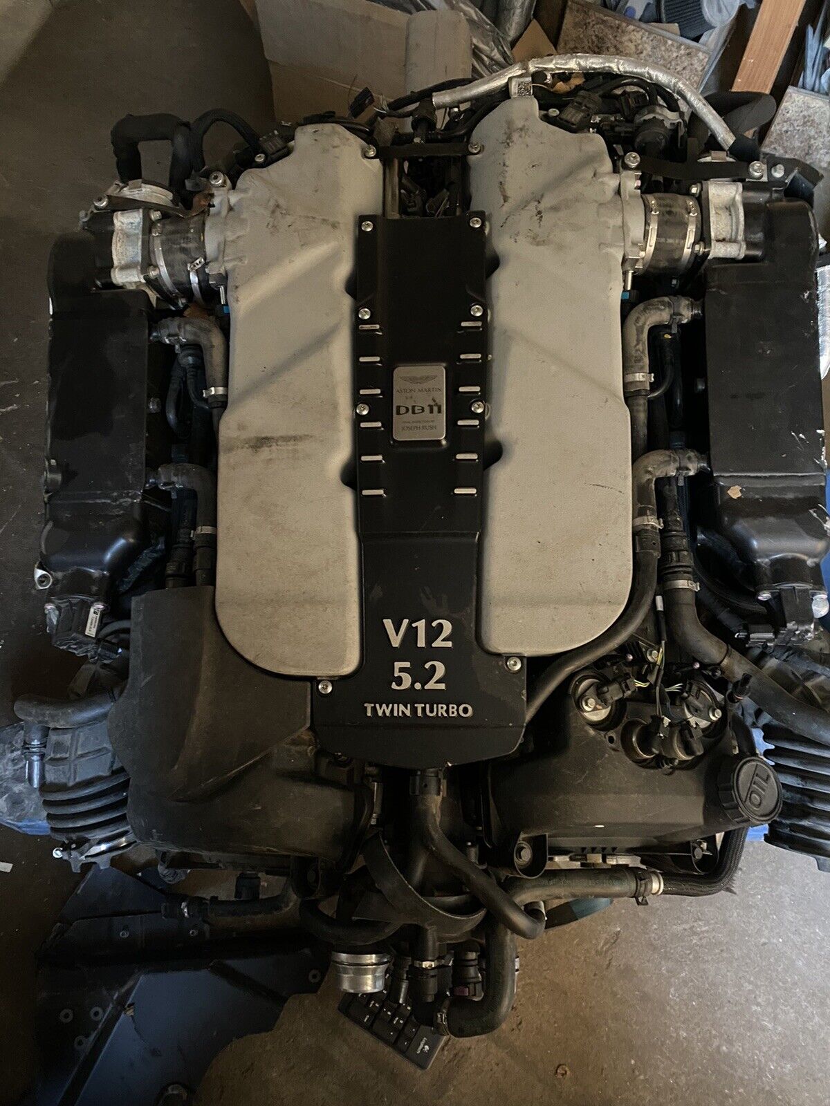 2017 2018 Aston Martin DB11 Engine Motor 5.2 V12 Twin Turbo