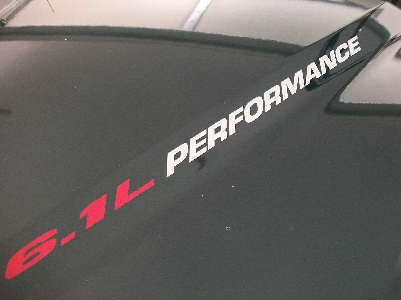 6.1L PERFORMANCE (pair) FITS: Dodge SRT-8 vinyl sticker decals emblem Hemi V8
