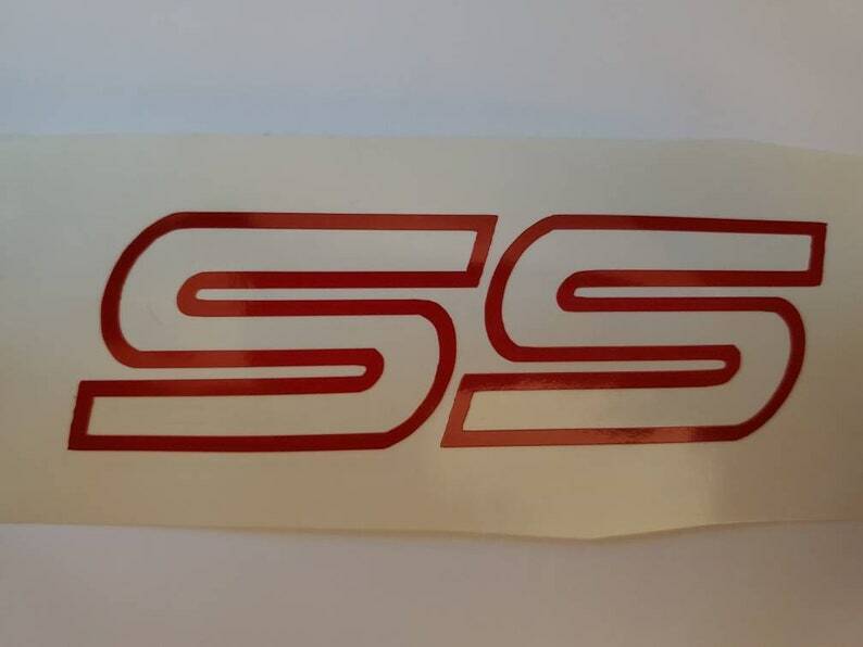 Chevrolet SS logo vinyl sticker