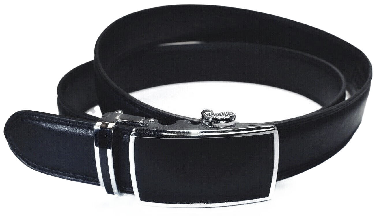Genuine Leather Ratchet Belt-35mm-Adjustable Size to 42\