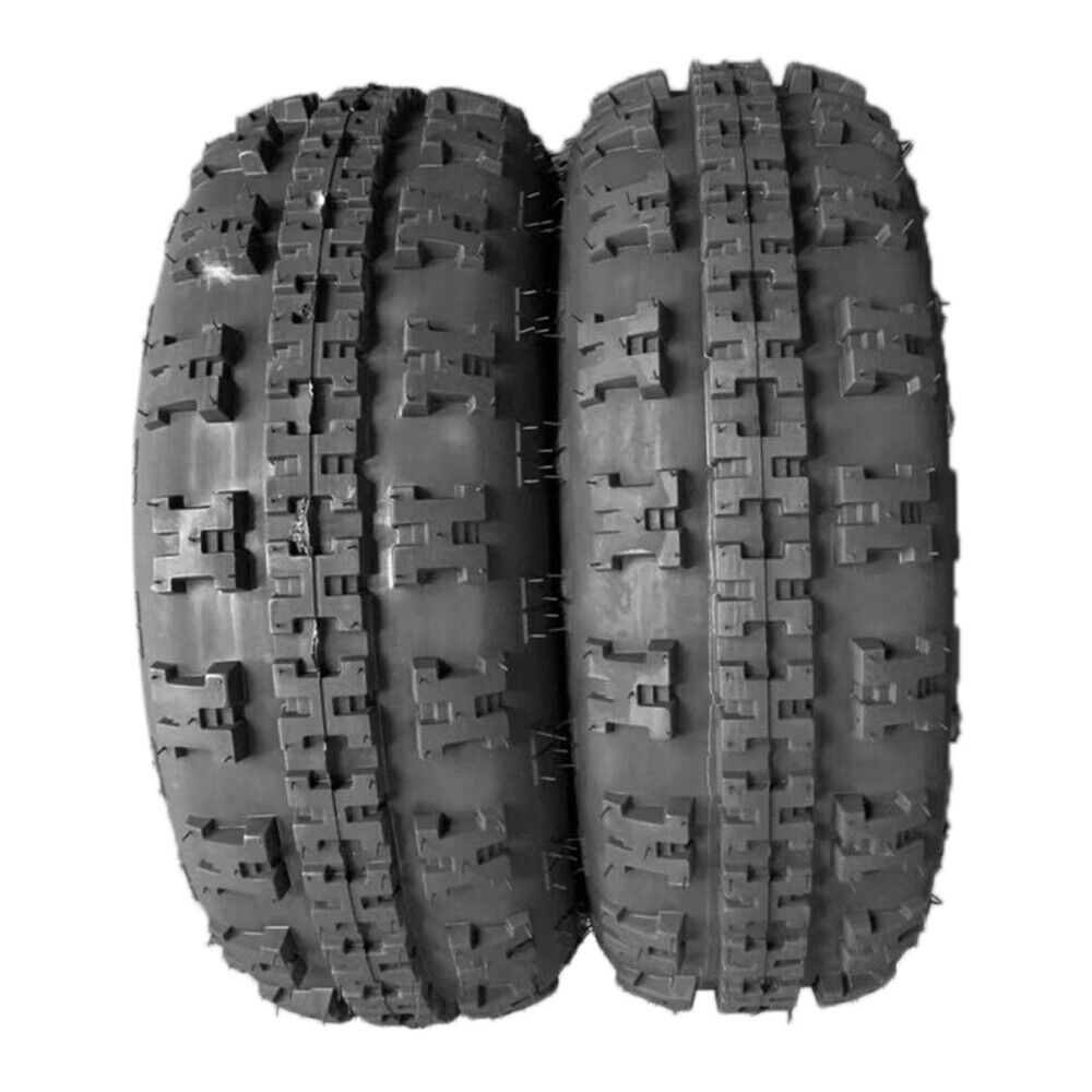Set of 2 21x7-10 Sport ATV Front Tires Tubeless 4 Ply Rated 21x7x10 21 7 10