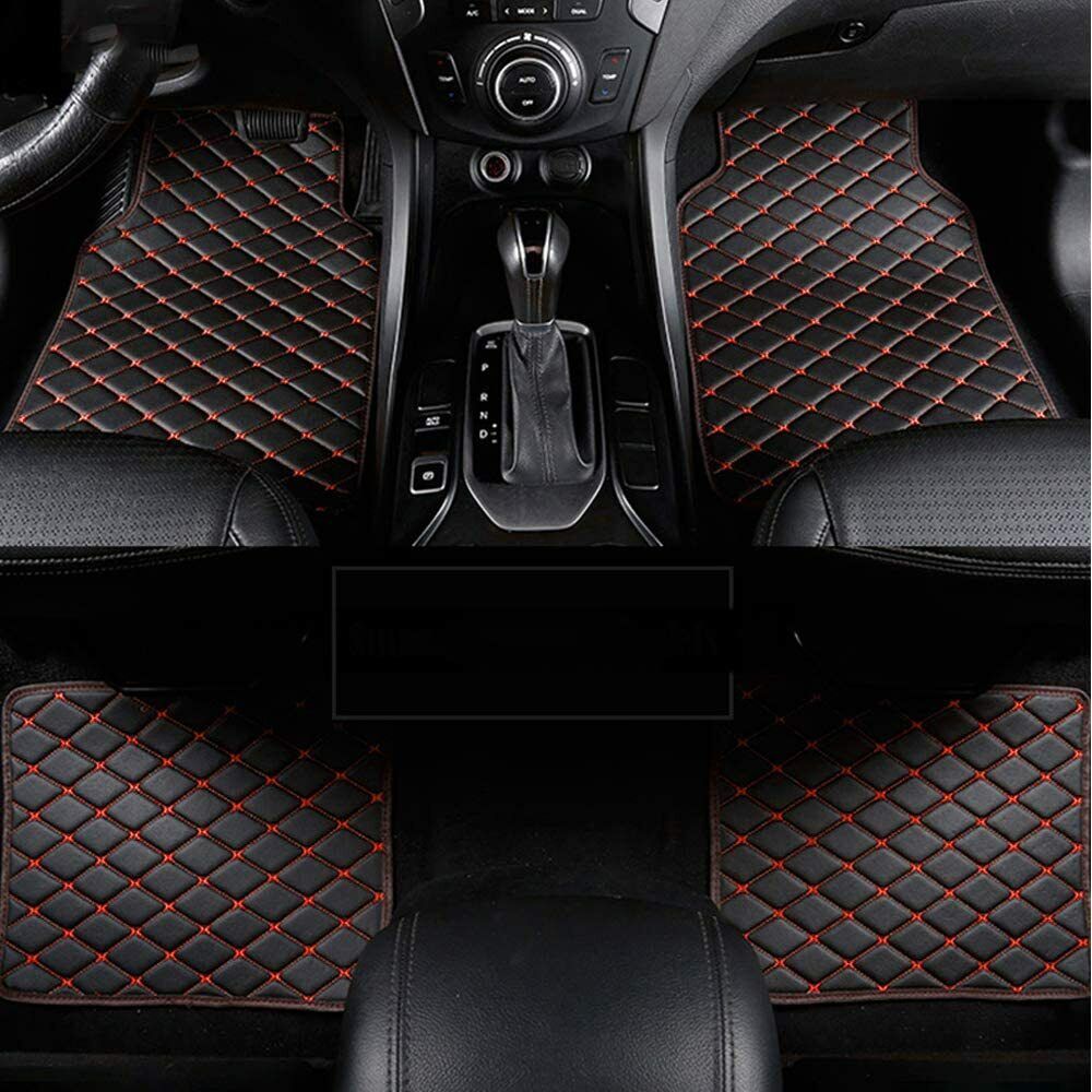 Car Floor Mat fit for Infiniti Q30 Q50 Q60 QX30 QX50 QX60 Floor Liners Black Red