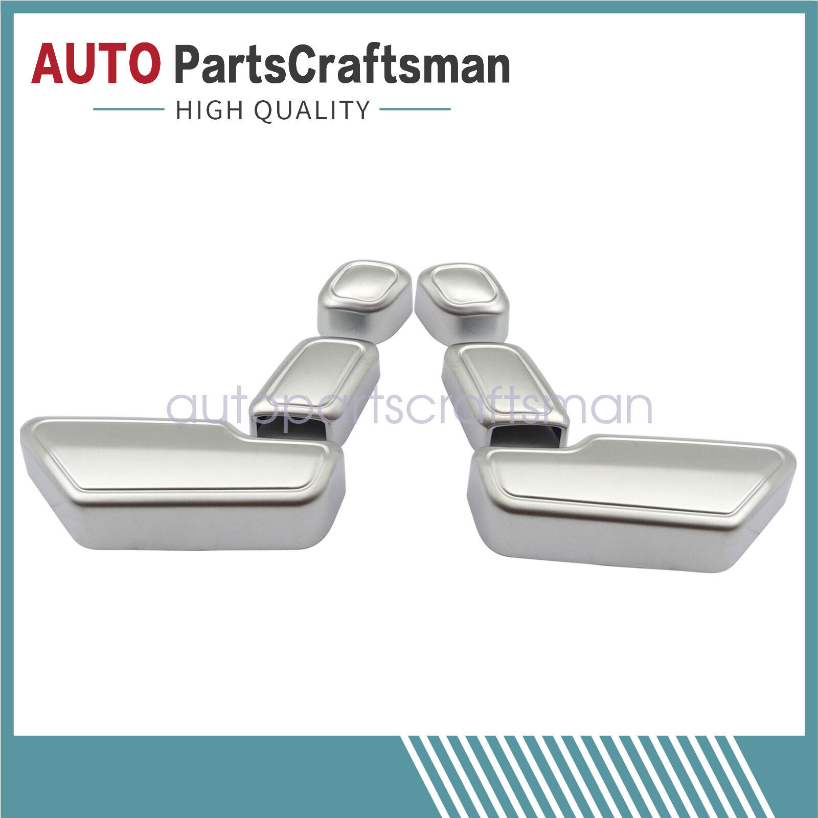 For Mercedes-Benz E Class W212 Chrome Door seat Adjust Button Switch Cover Trim