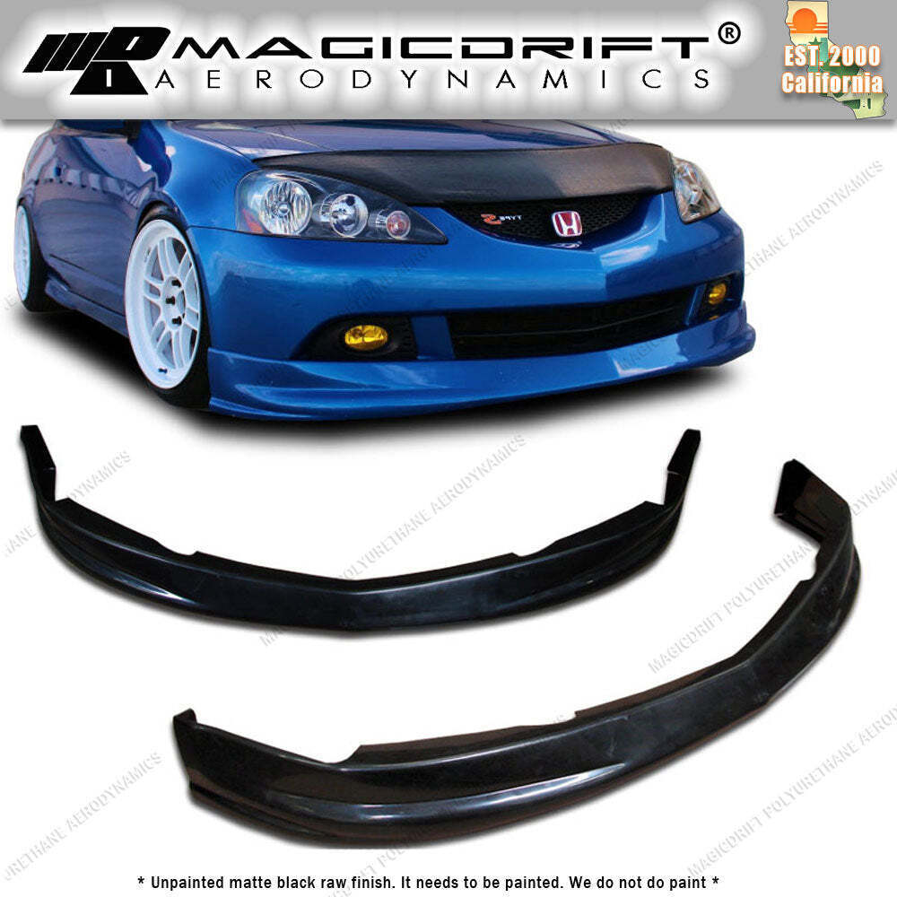 For 05-06 Acura RSX JDM DC5 P1 Style Front Lip Spoiler Kit Poly Urethane PU