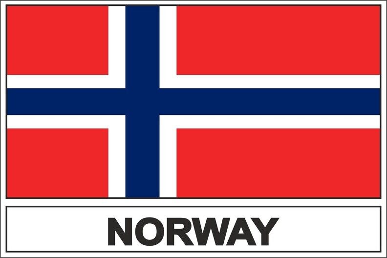 Sticker Flag N Norway
