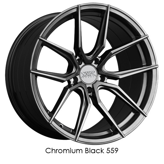 XXR Wheels Rim 559 19x8.5 5x114.3 ET40 73.1CB Chromium Black