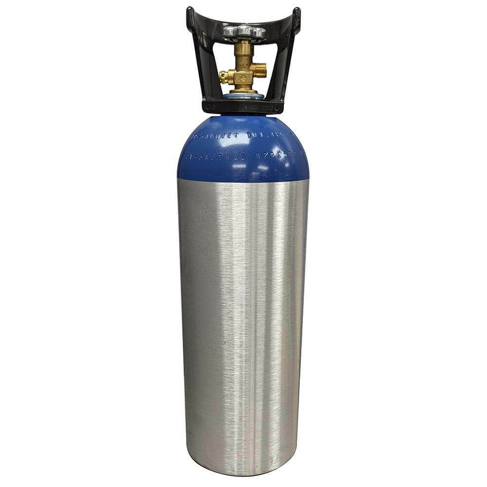 20 lb. New Aluminum Nitrous Oxide Cylinder Tank CGA326 & Handle - DOT Approved