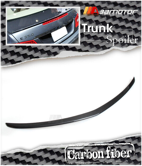 Carbon Fiber Look A Style Trunk Spoiler fit for Mercedes W207 C207 E-Class Coupe