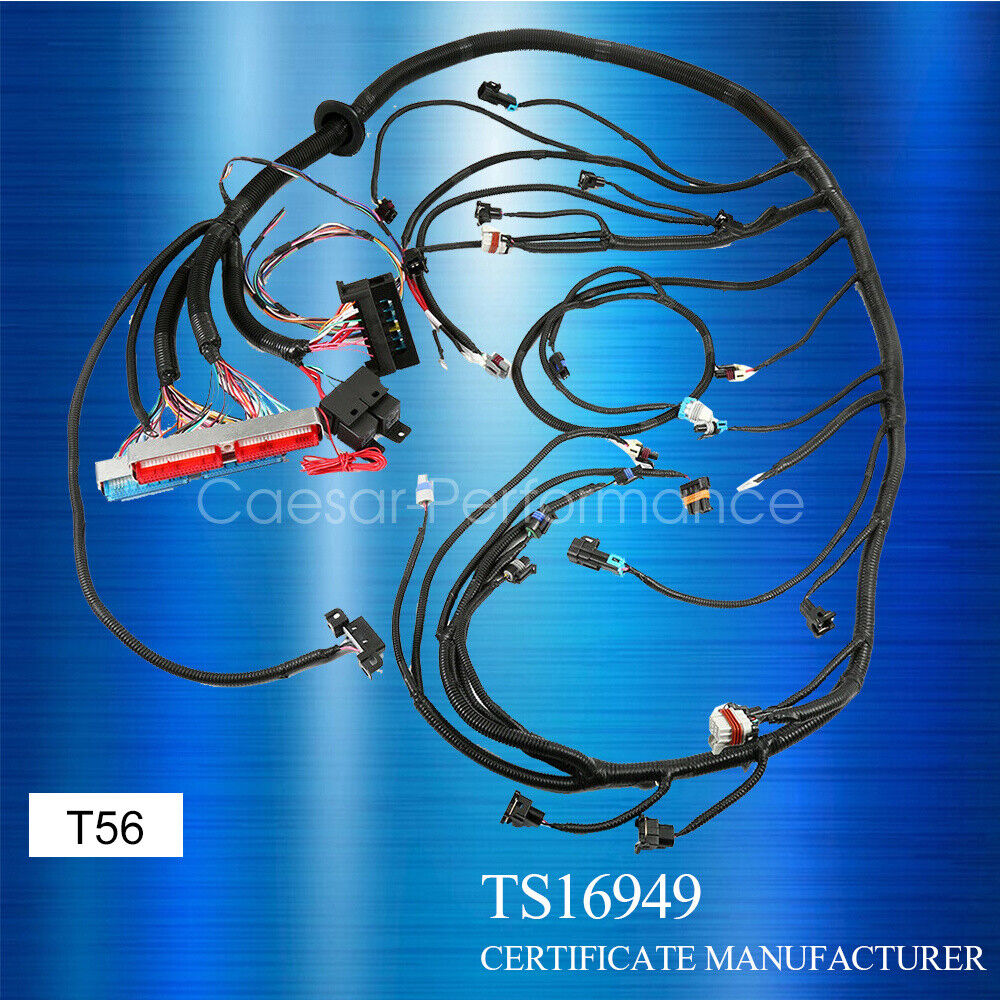 Standalone Wiring Harness T56 or Non-Electric Tran 4.8 5.3 6.0 DBC LS1 1997-2006