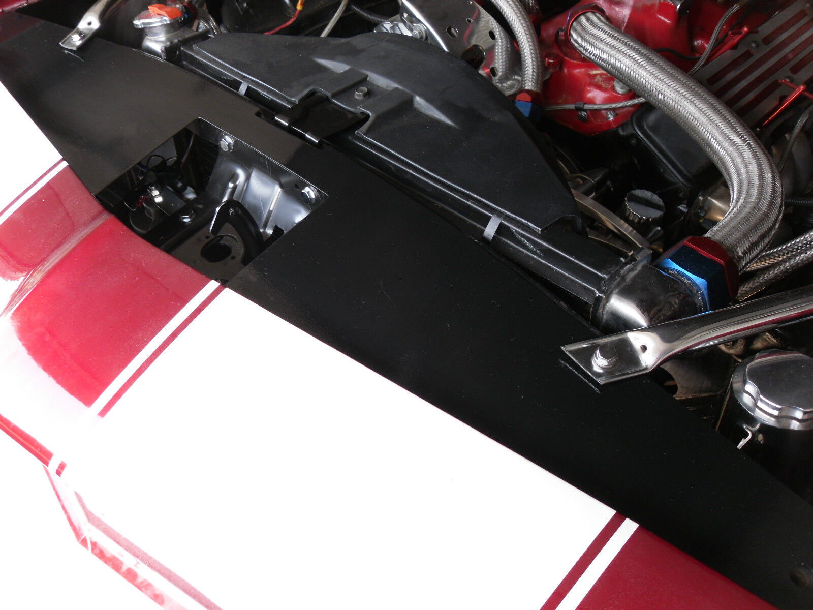 Chevy  Smooth 67-69 Camaro Radiator Filler Panel .050 Aluminum