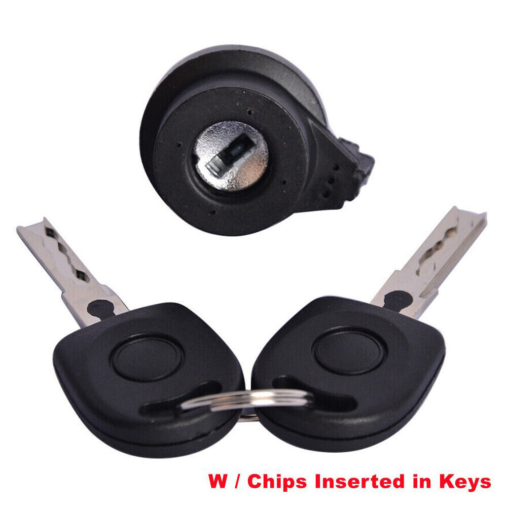 New Ignition Lock Cylinder Switch W/Keys Shells for 2006-2018 VW JETTA