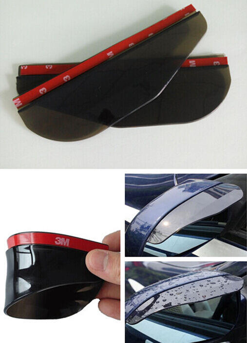 2x Car Rearview Side Mirror Transparent Rain Board  Visor Shield For Land Rover