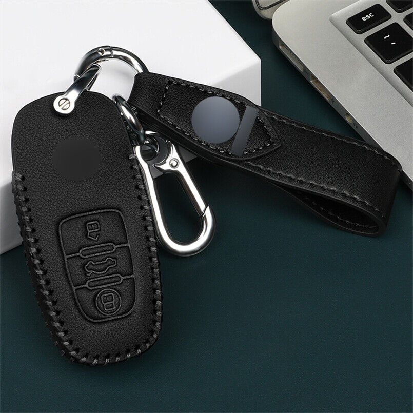 For Volkswagen VW Phideon Leather Smart Remote Car Key Fob Cover Case Shell Skin
