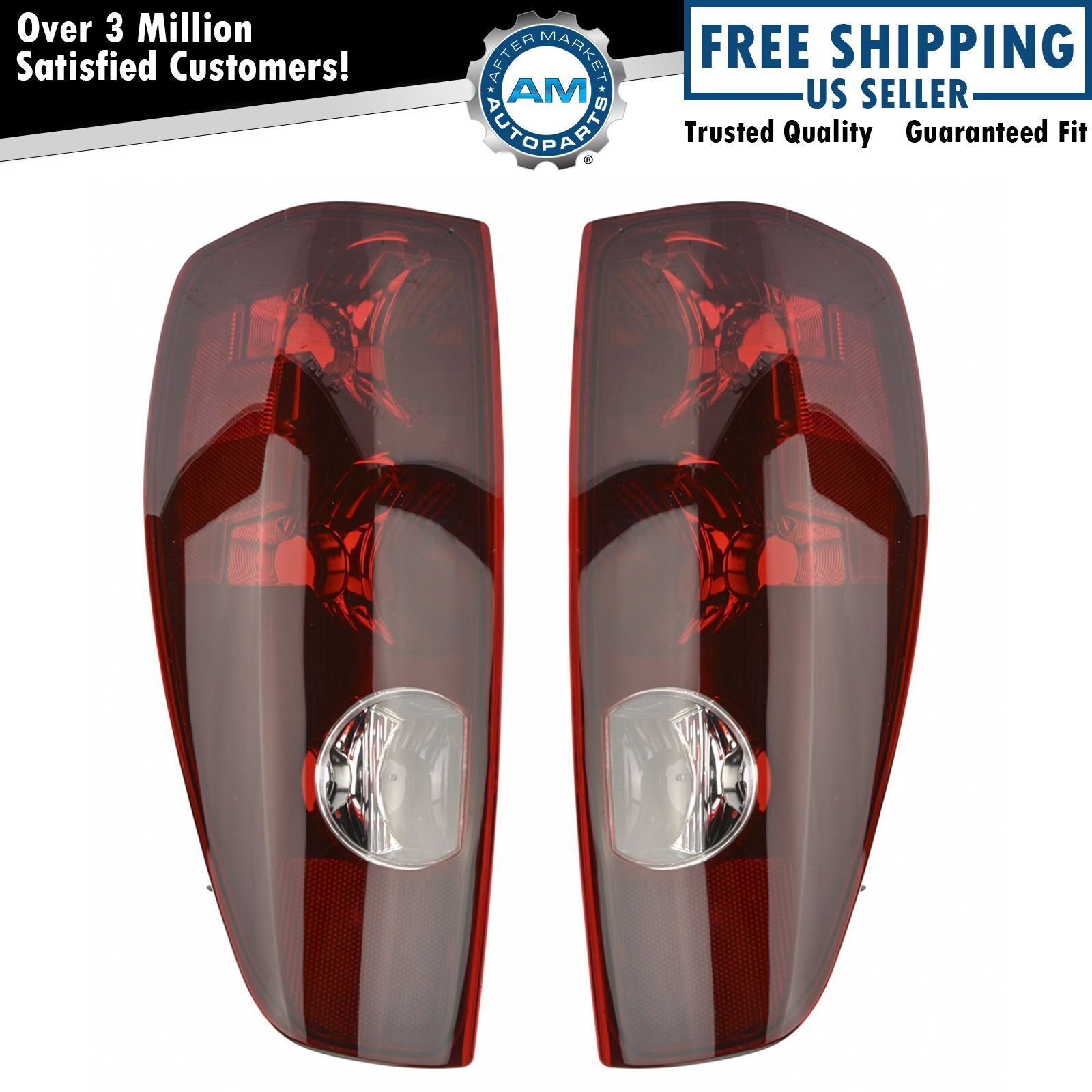 Tail Lights Taillamps LH RH Pair Set For 2004-2012 Chevrolet Colorado GMC Canyon