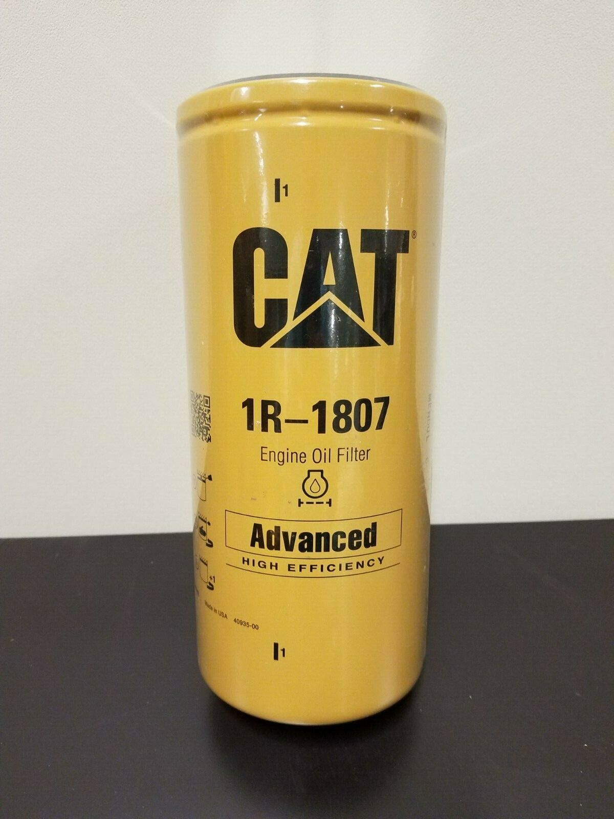 Genuine CATERPILLAR CAT 1R-1807 Advanced High Efficiency Oil Filter - NEW SEALED
