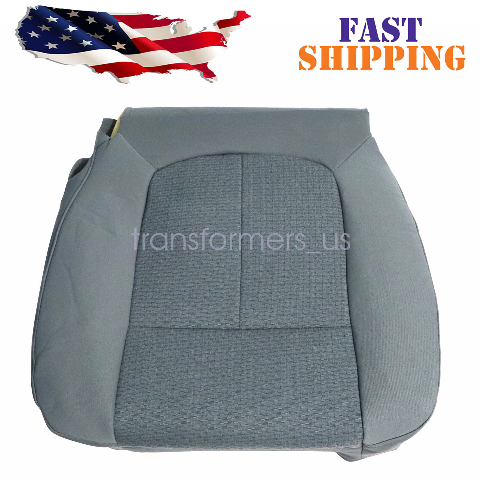 For FORD F-150 2011 2012 2013 2014 DRIVER BOTTOM SEAT COVER STEEL GRAY