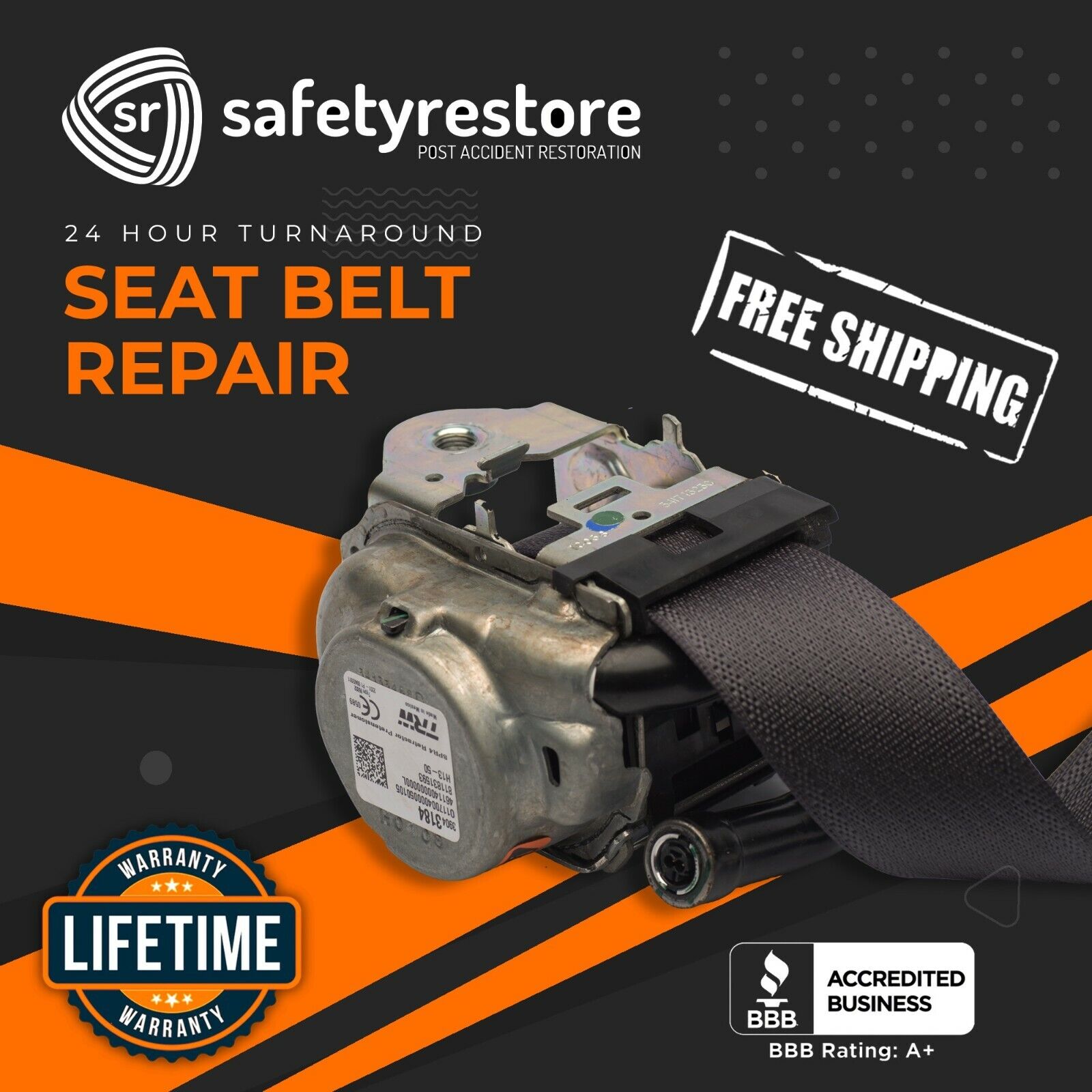 For ALL Subaru Seat Belt Repair Service After Accident - 24hrs SINGLE STAGE