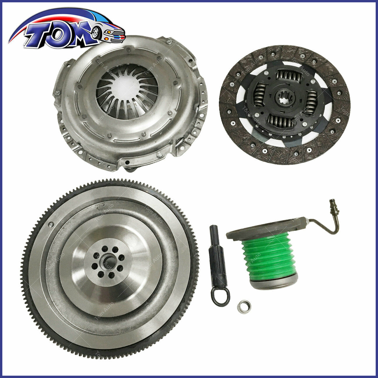  Clutch Kit Flywheel Slave Cylinder Bearing Unit For 05-10 Ford Mustang 4.0l 