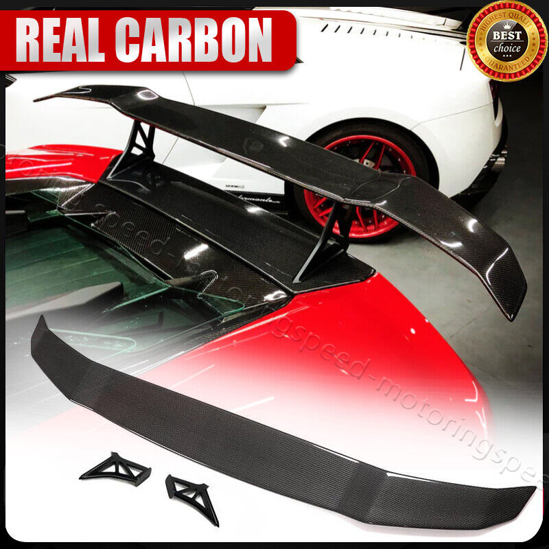 REAL Carbon Fiber Rear Trunk Spoiler GT Wing For Lamborghini Huracan LP580 LP610