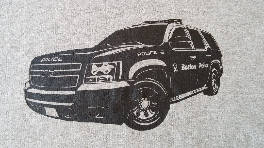 Boston Police Department SWAT T-Shirt Special Operations Tahoe PD Strong PPV MA
