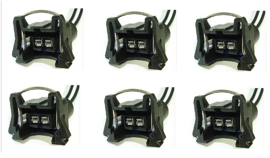 6x Connector 2-way for Fuel Injector EV1 PT113