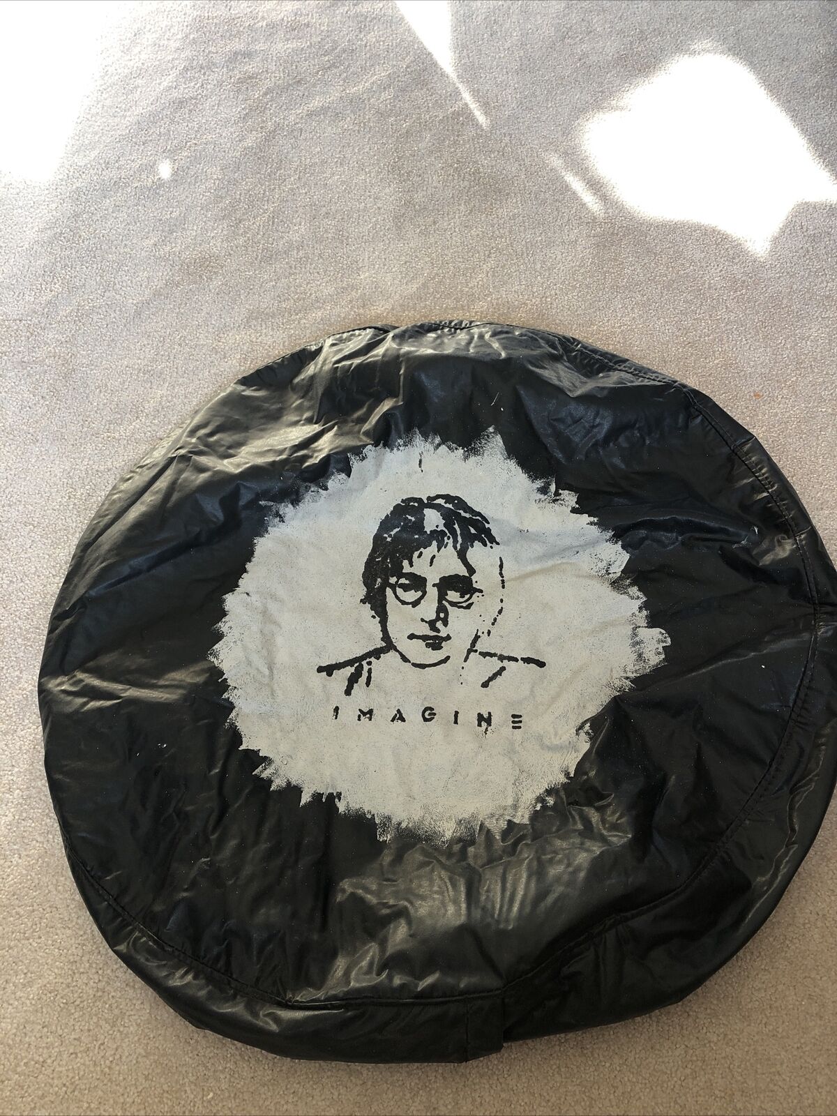John Lennon JEEP Spare Tire Cover  Ultra Unique Hand Created.