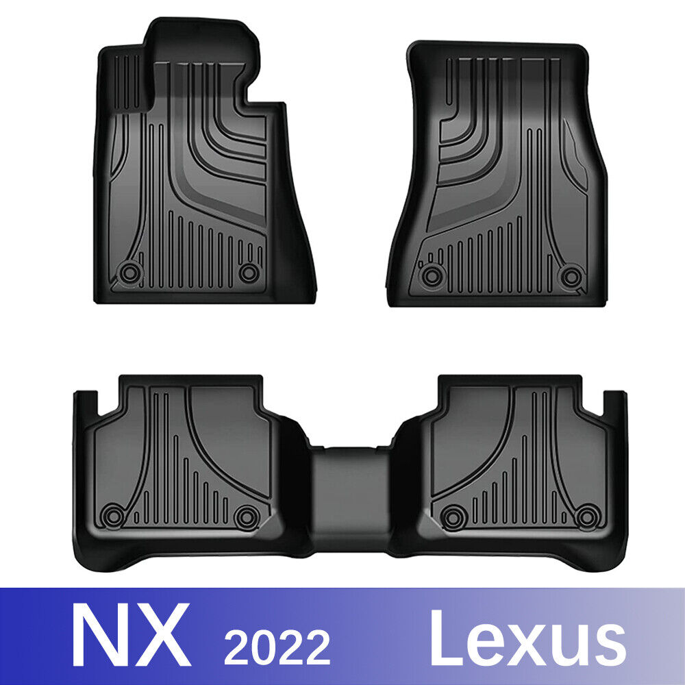 For 2022-2023 Lexus NX Car Custom All Weather Floor Liners Row Front Rear Mat
