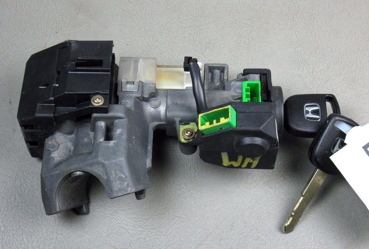 03 04 05 Honda Civic OEM Ignition Switch Cylinder Lock Auto Trans with 2 KEYs