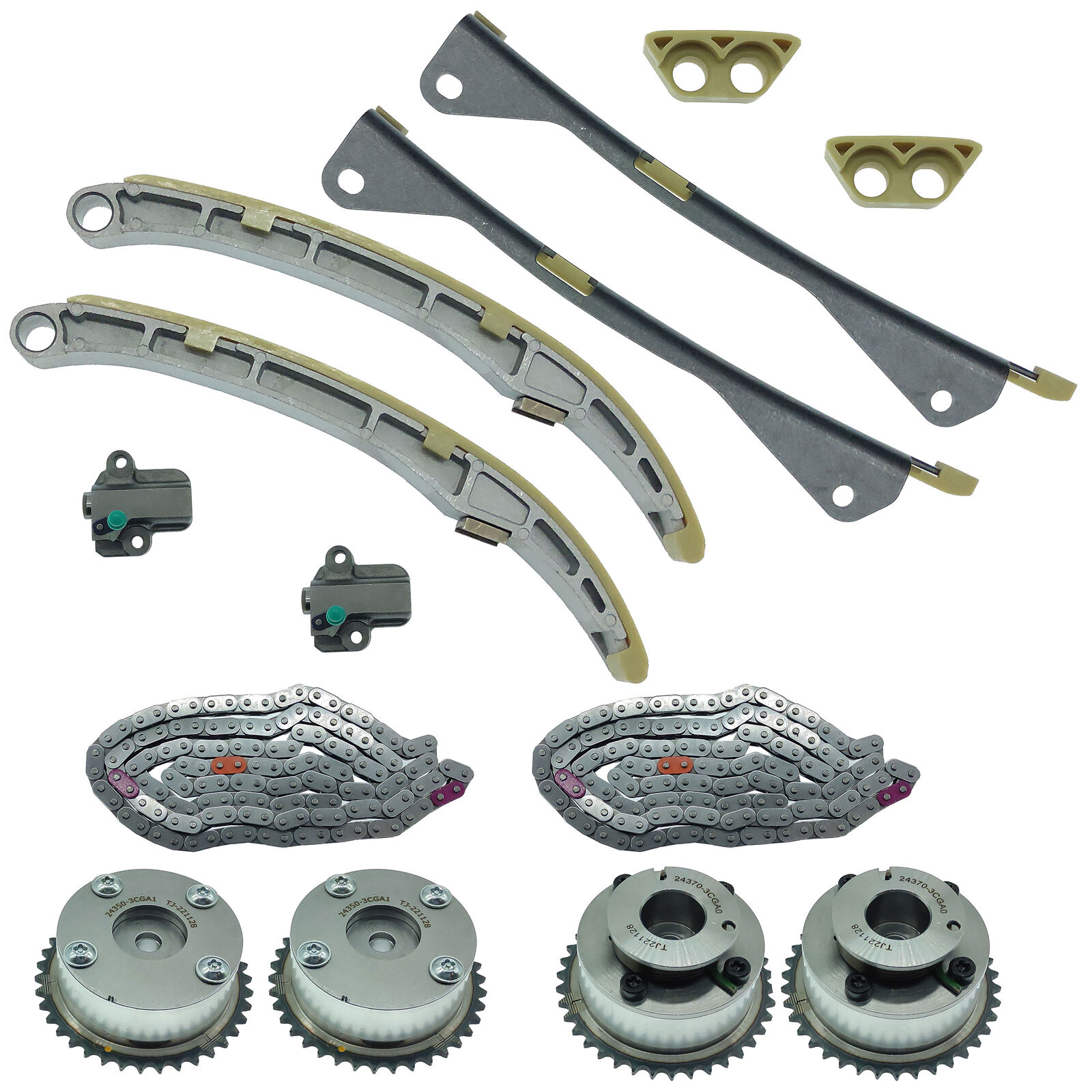 Timing chain kit for Kia Stinger Sedona Telluride Cadenza Sorento 3.3L 3.8L