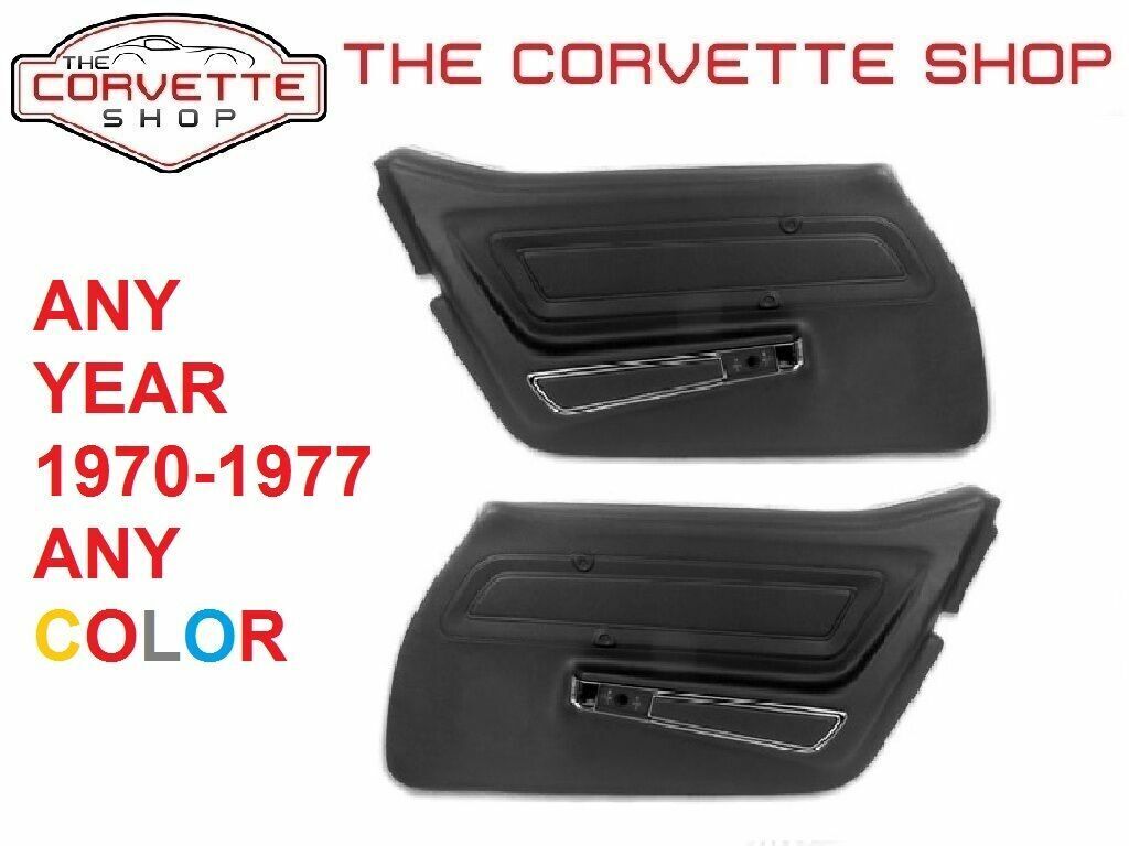 C3 Corvette Standard Door Panel Pair 1970-1976 ANY COLOR